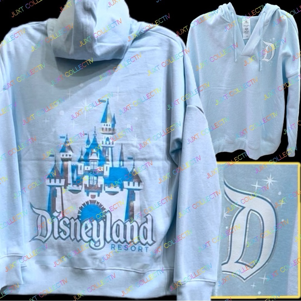 NWT Disneyland Sleeping Beauty Castle Hoodie Sweatshirt